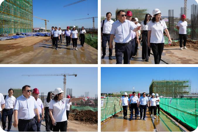 西安市委常委、高新区党工委书记马鲜萍一行视察PT视讯(中国区)官网股份制药厂草堂搬迁扩建项目施工现场 西安市委常委、高新区党工委书记马鲜萍一行视察PT视讯(中国区)官网股份制药厂草堂搬迁扩建项目施工现场